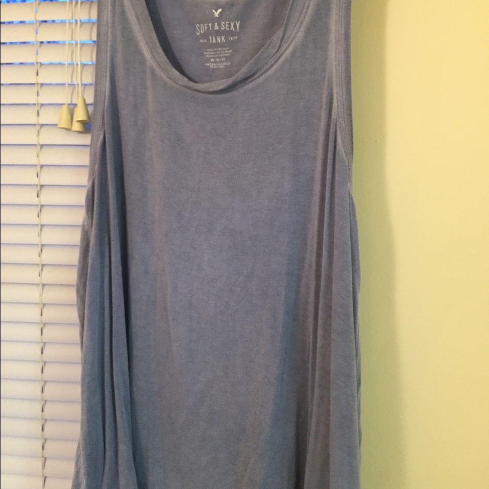 American eagle tank blue